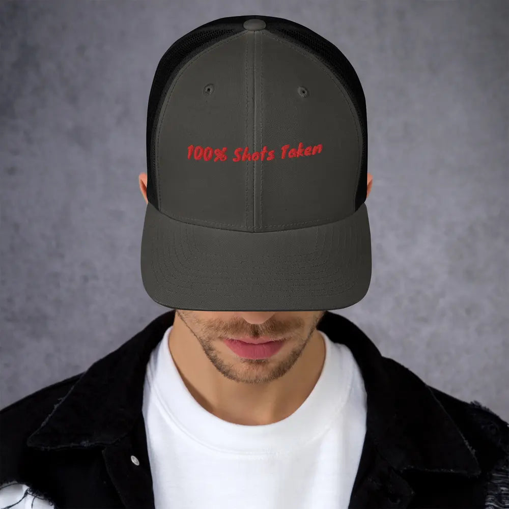 100% Shots Taken Trucker Cap