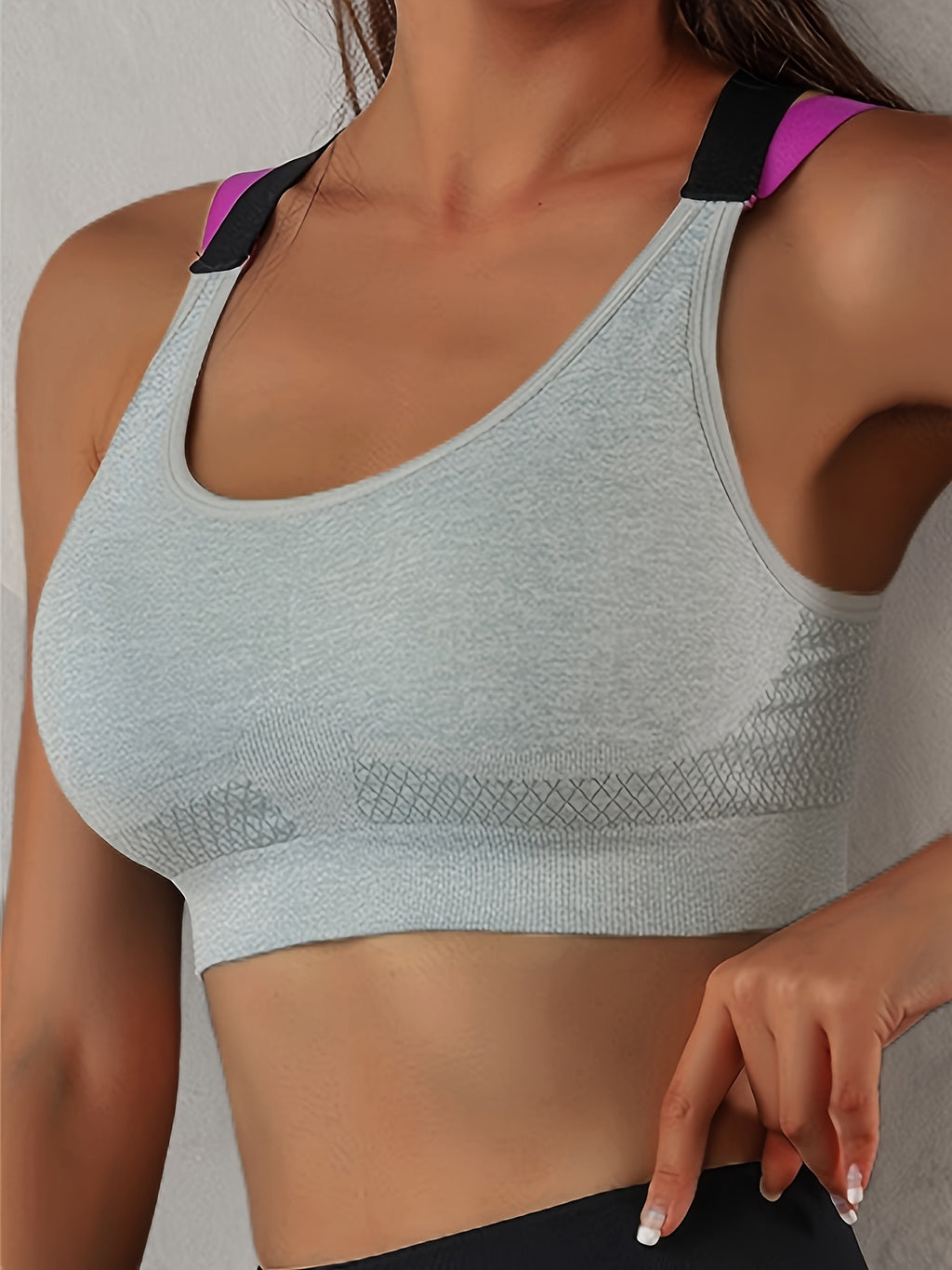 Summer Outer Wear Beautiful Back No Steel Ring Vest Type Sleep Sports Underwear Female Yoga Running Fitness Sports Bra Thin