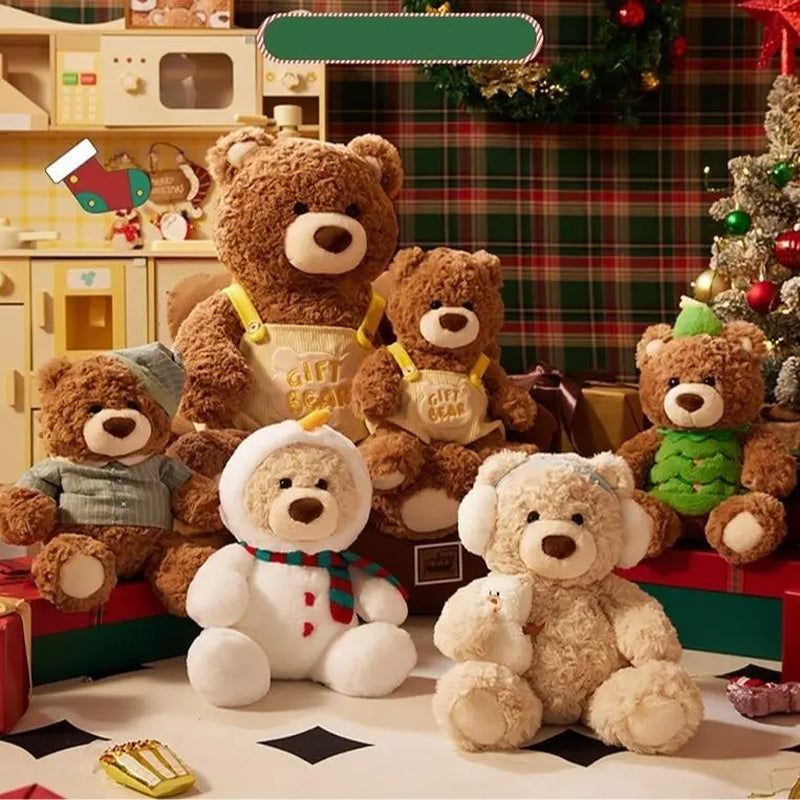 【Holiday Gift】Gifford Bear Series Holiday Tree Sitting Position Plush Doll for Holiday Decor Collection Gift-Giving,Holiday & Holiday Haul Festive Decoration