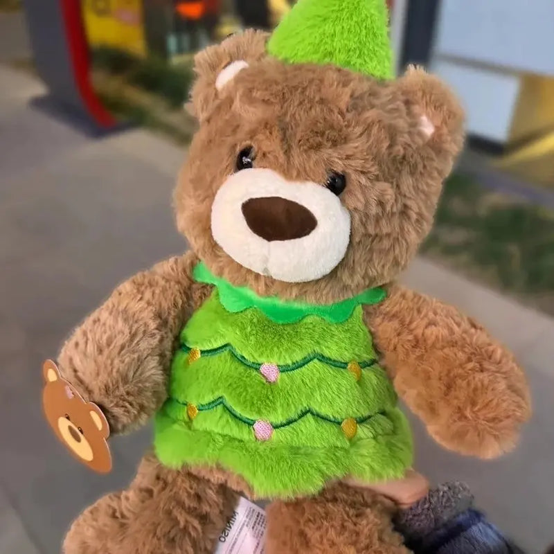 【Holiday Gift】Gifford Bear Series Holiday Tree Sitting Position Plush Doll for Holiday Decor Collection Gift-Giving,Holiday & Holiday Haul Festive Decoration
