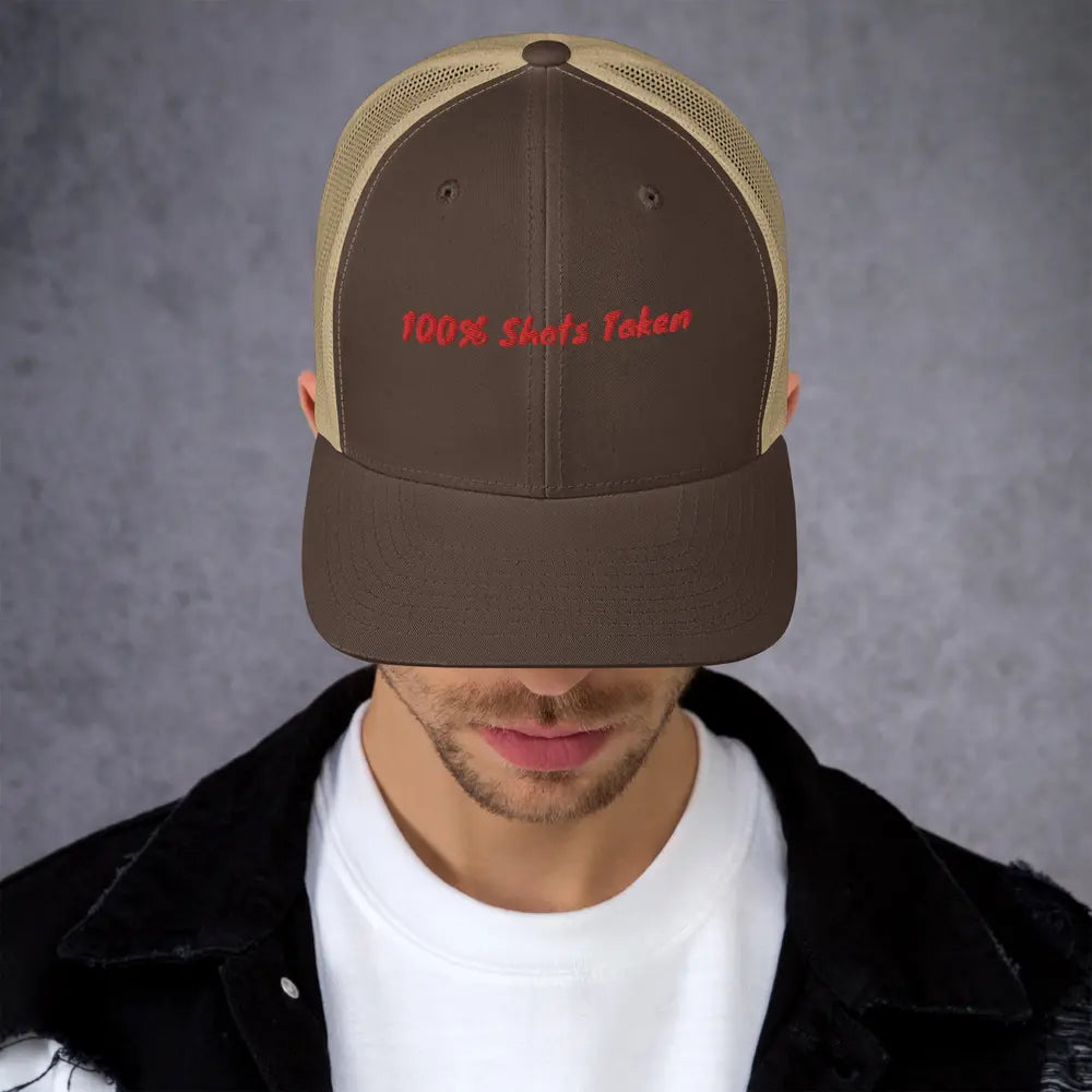 100% Shots Taken Trucker Cap