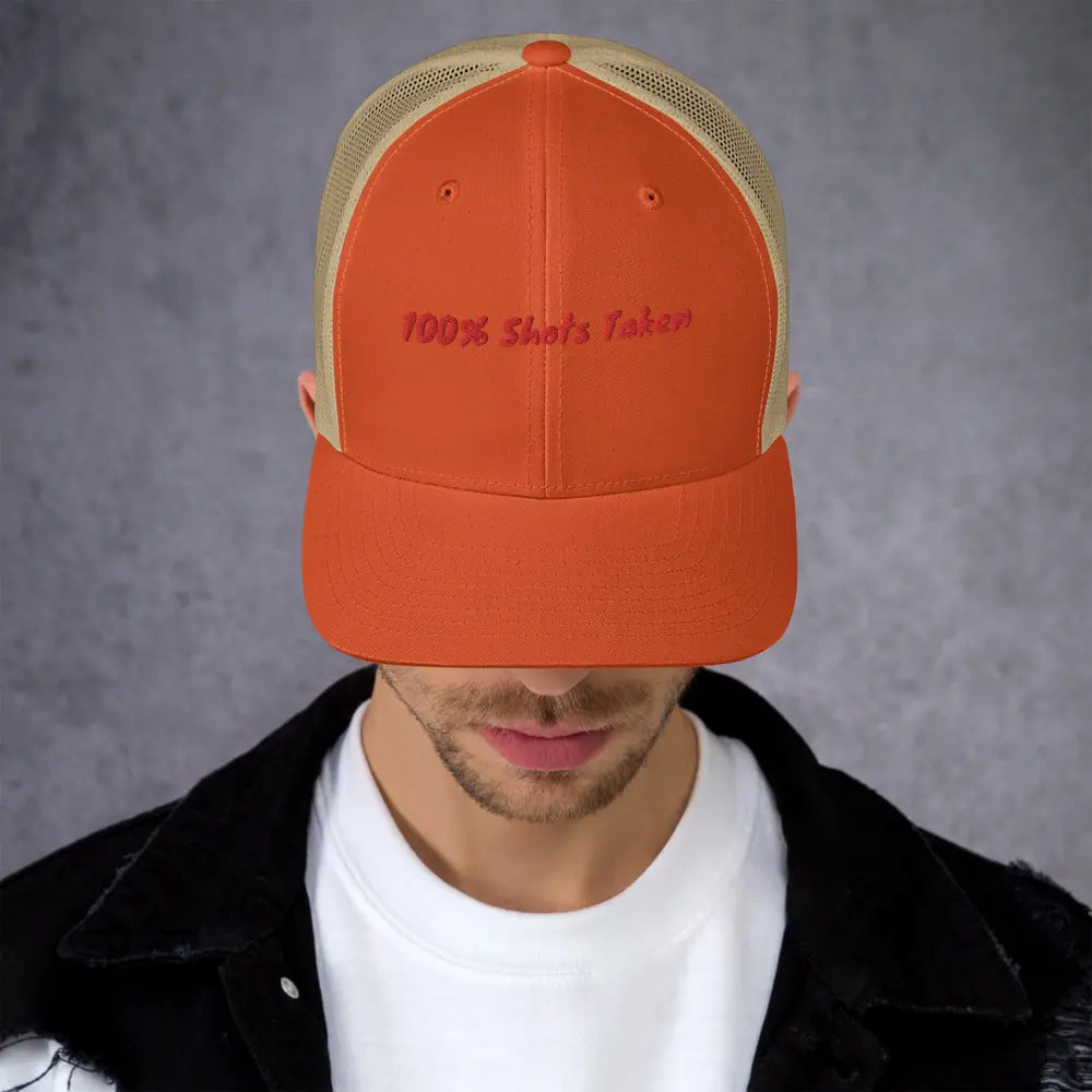 100% Shots Taken Trucker Cap