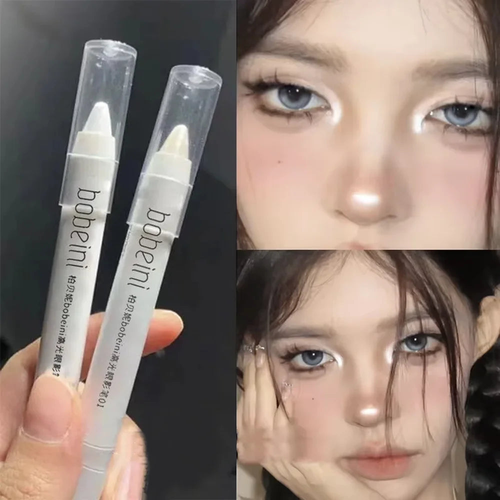 Highlighter & Eyeshadow Pencil – Pearlescent, Matte & Champagne Glow