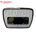 Best Sale Car A6 S6 Front Bumper Black Chrome Grill RS6 Look Honeycomb Grill for Audi A6 S6 C6 2009 2010 2011