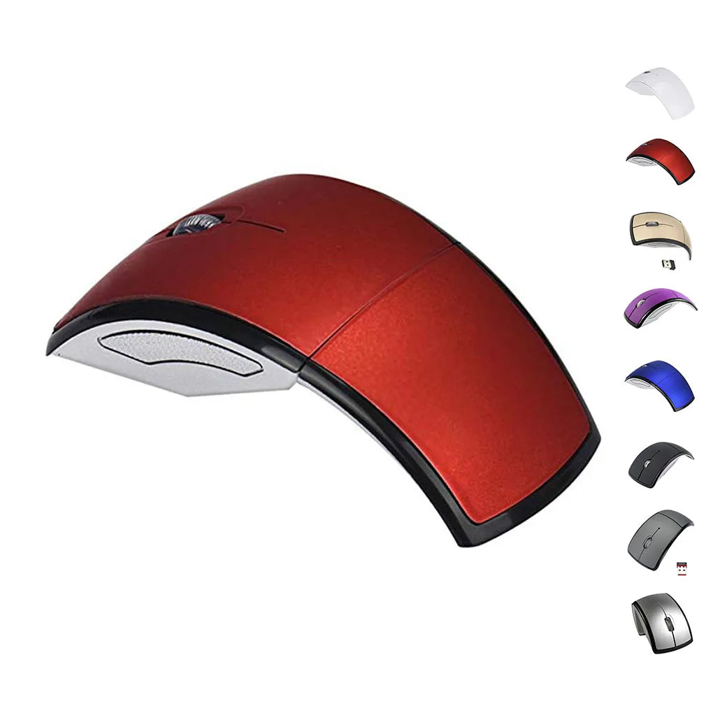 Wireless Folding Mouse Gaming Work Replacement Mice Office PC Desktop