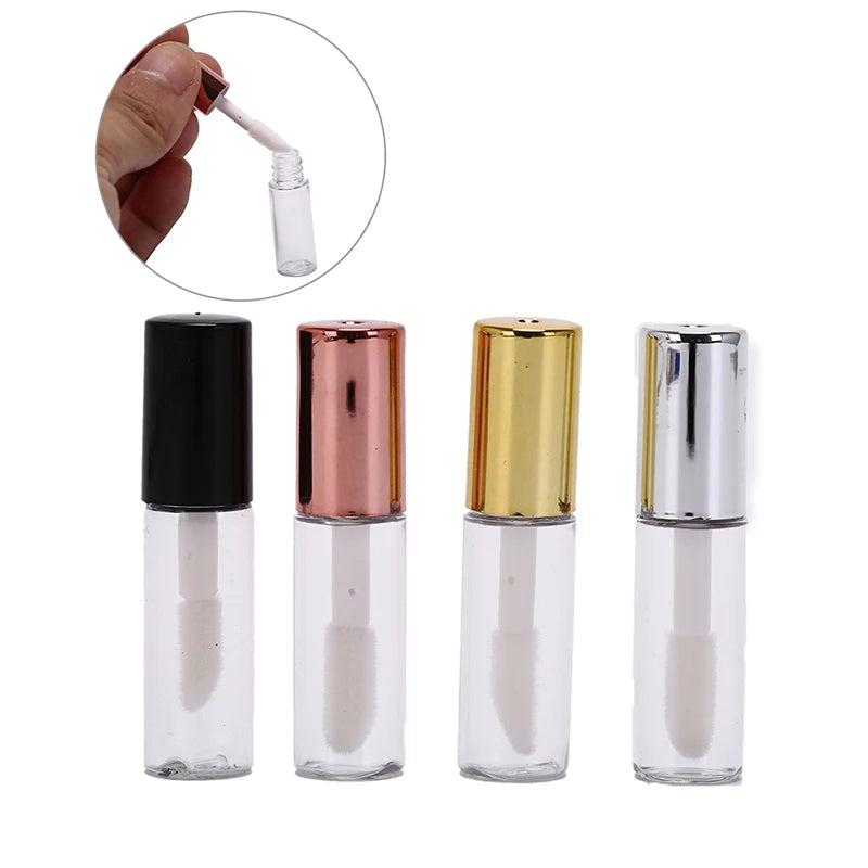 10pcs/lot DIY Lip Balm Tube Container With Cap Empty Lipstick Bottle Lipgloss Tube Cosmetic Sample Container