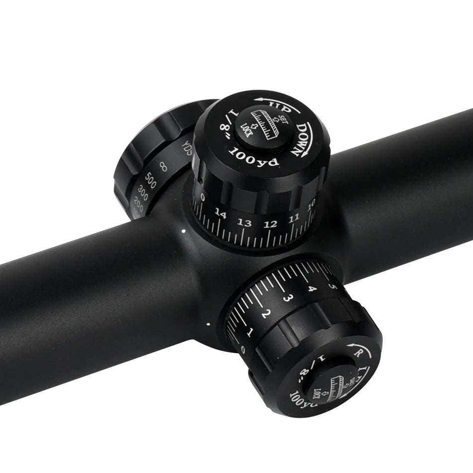 SYQT 10-40X50 SFP Optic Sight Tactical Side Wheel Parallax Adjustable Hunting Optics with Accessories for Hunting
