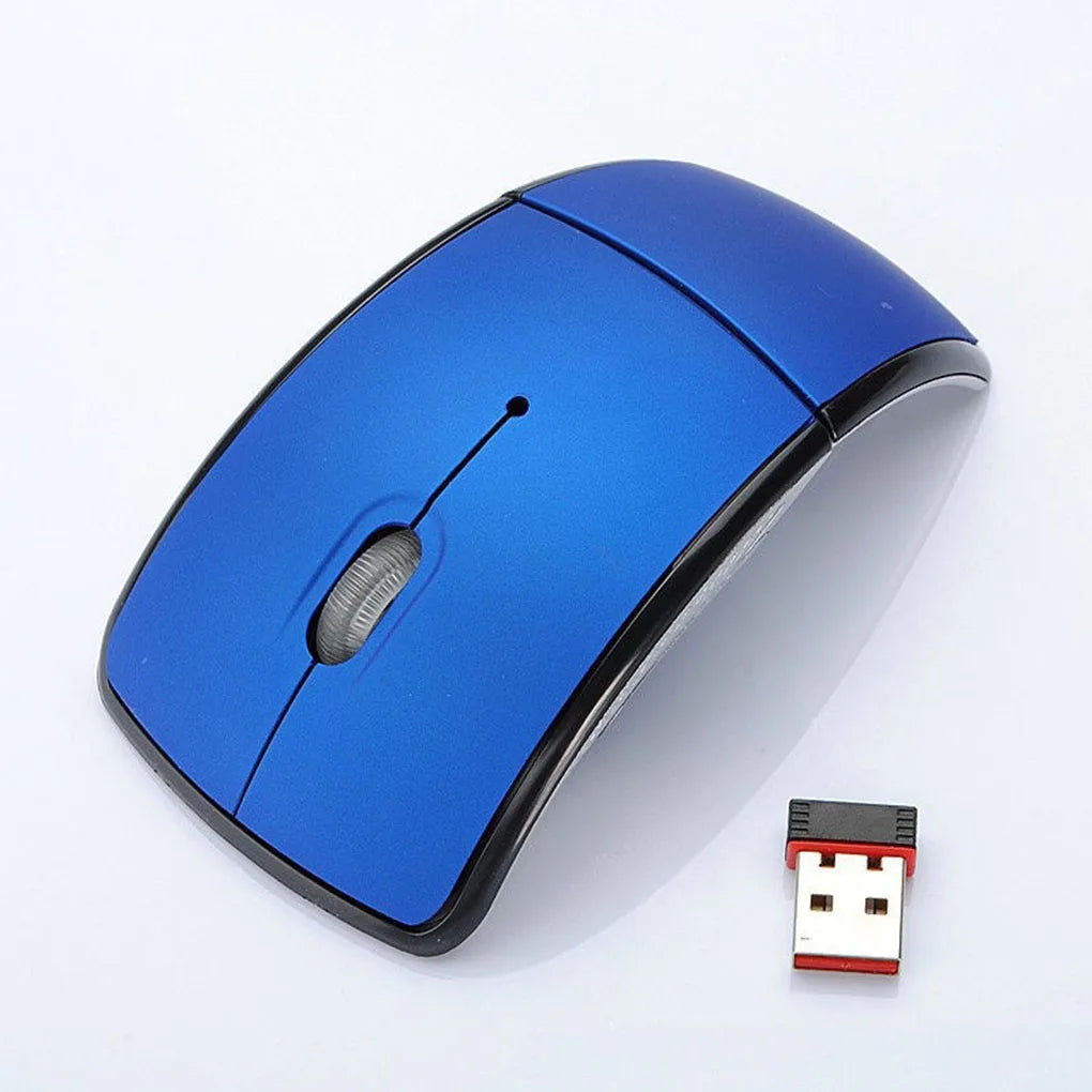 Wireless Folding Mouse Gaming Work Replacement Mice Office PC Desktop