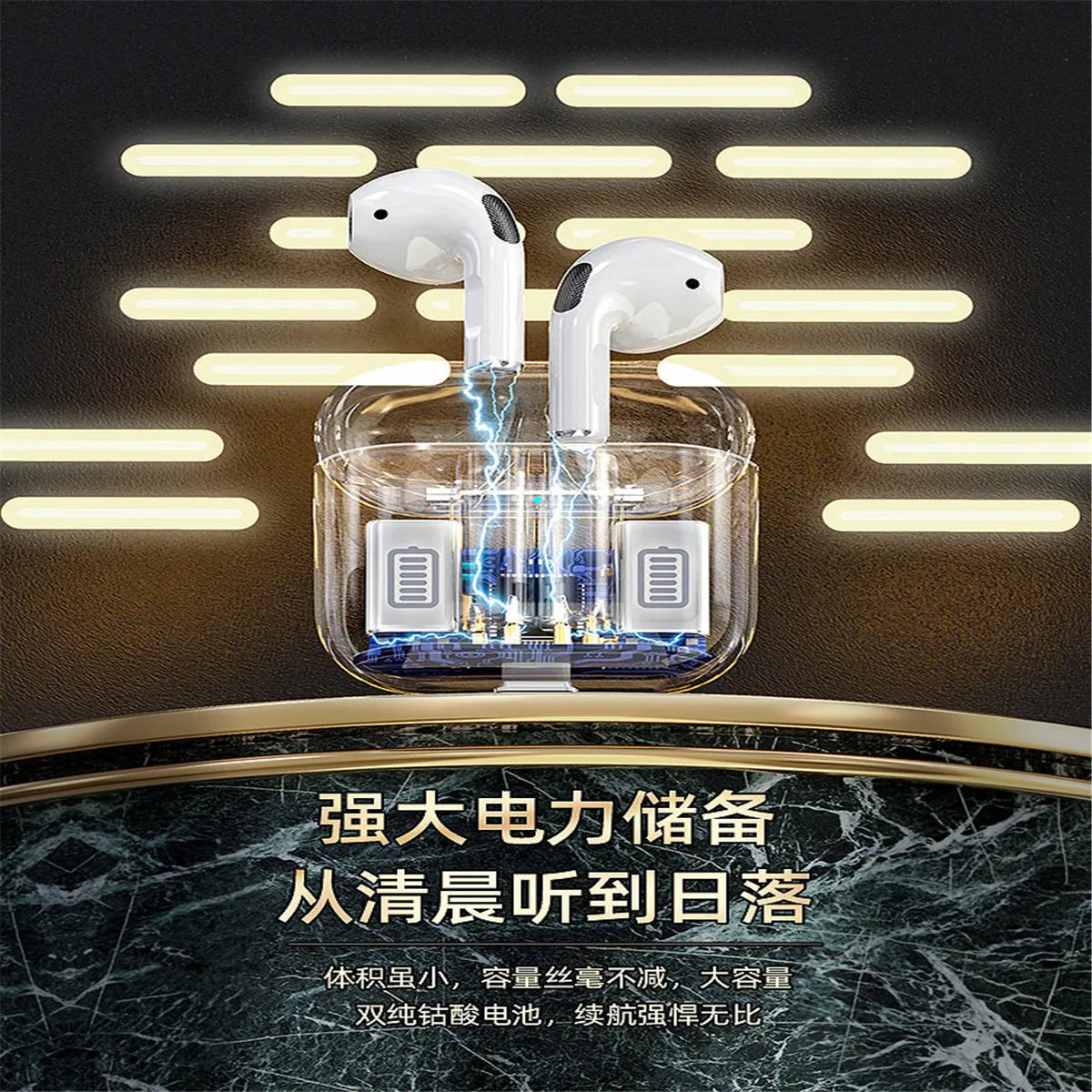 Cross-border Sports for Headset Factory Pro4 A5 Real Wireless Stereo 2345 6 Generation Big Power Active Noise Cancellation
