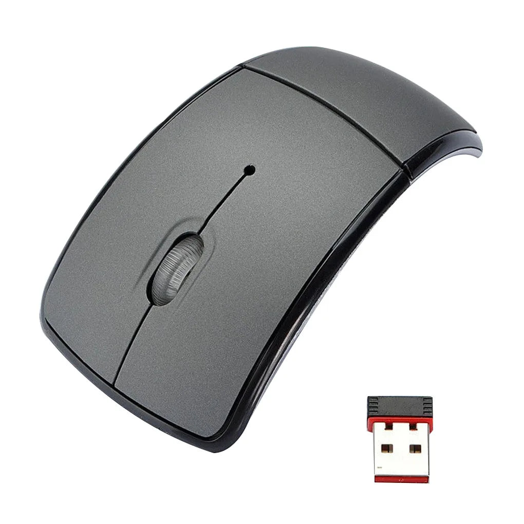 Wireless Folding Mouse Gaming Work Replacement Mice Office PC Desktop