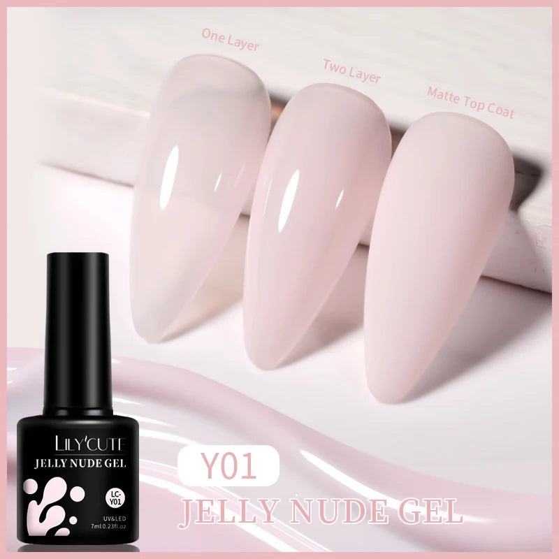 LILYCUTE 129-Color Gel Nail Polish 7ml