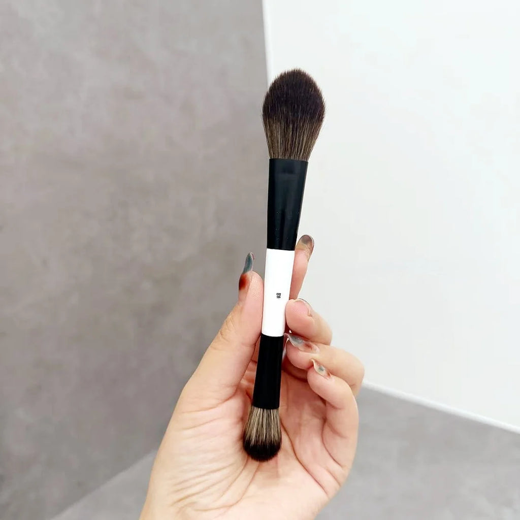 F1 Dual-Ended Contour Blush F2 Powder Brush F3 Highlight Soft Synthetic Hair Makeup Brushes Blusher Highlighter Cosmetic Brushes