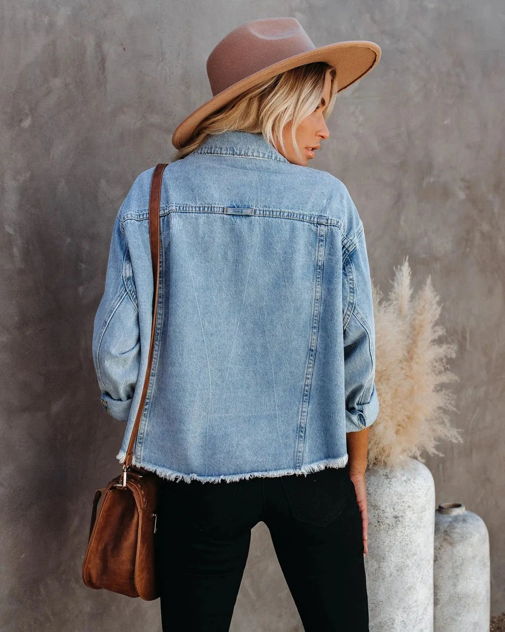 Autumn Women  Denim Jackets 2025 Vintage Casual Short Jean Jacket Long Sleeve Winter Female Coat Streetwear Large size Jackets