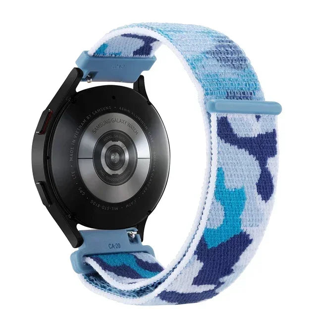 20mm 22mm Nylon Loop Strap For Garmin Forerunner 55 165 265 965 255 Active 5/Vivomove Trend/Vivoactive 5/Venu 3/2 Bracelet Belt