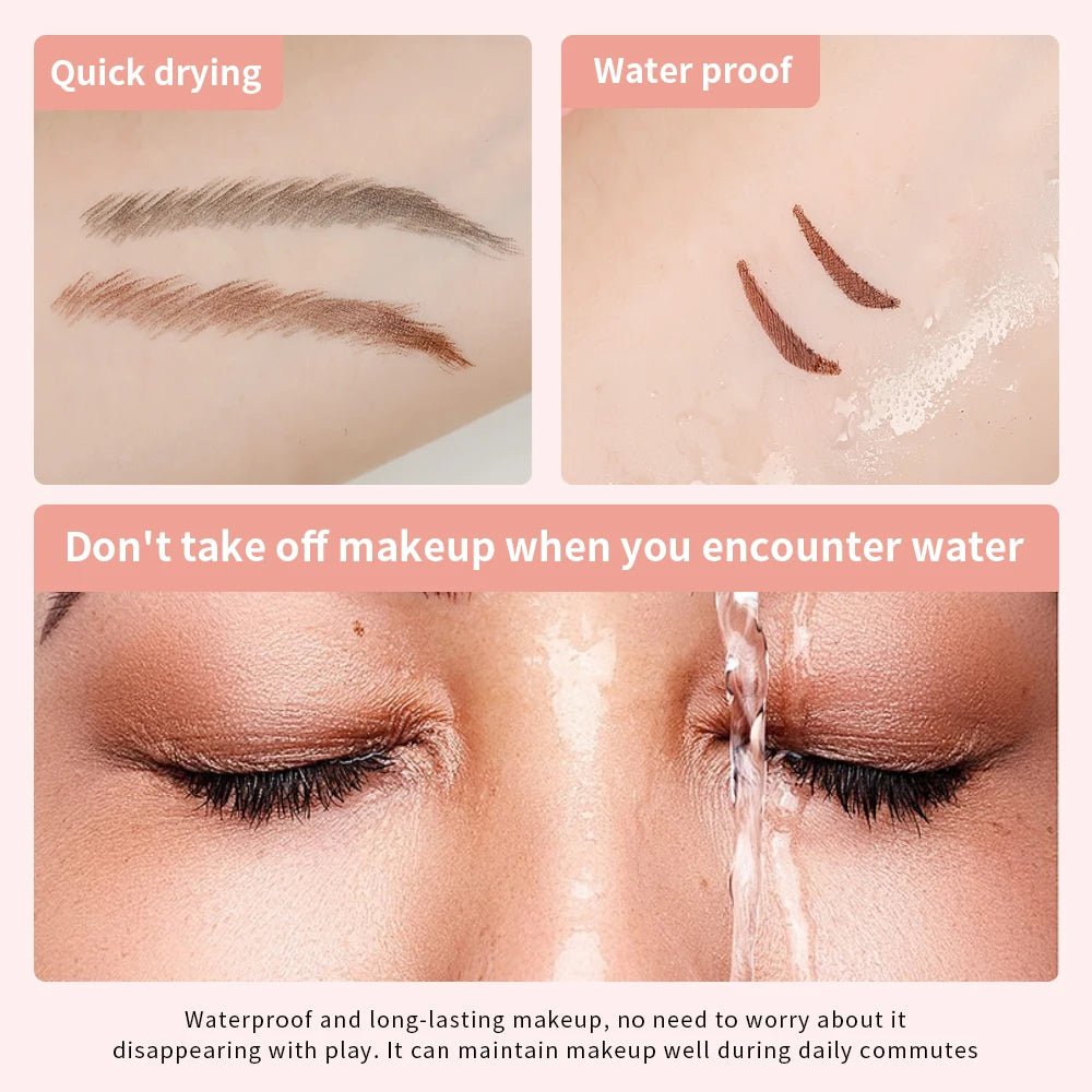 1PC eyeliner pen waterproof, fast drying, durable, smooth and easy to color, creating natural eye makeup