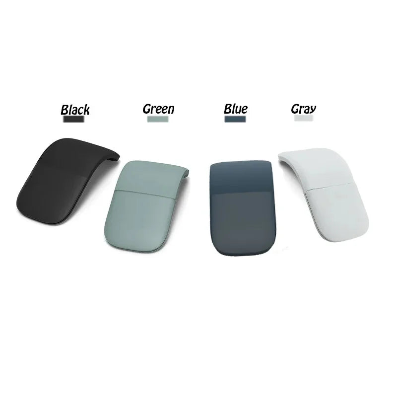 Bluetooth Folding Wireless Mouse Foldable Arc Touch Mini Mice Ergonomic Utra Thin Silent Gamer Mause For Microsoft Laptop PC Mac