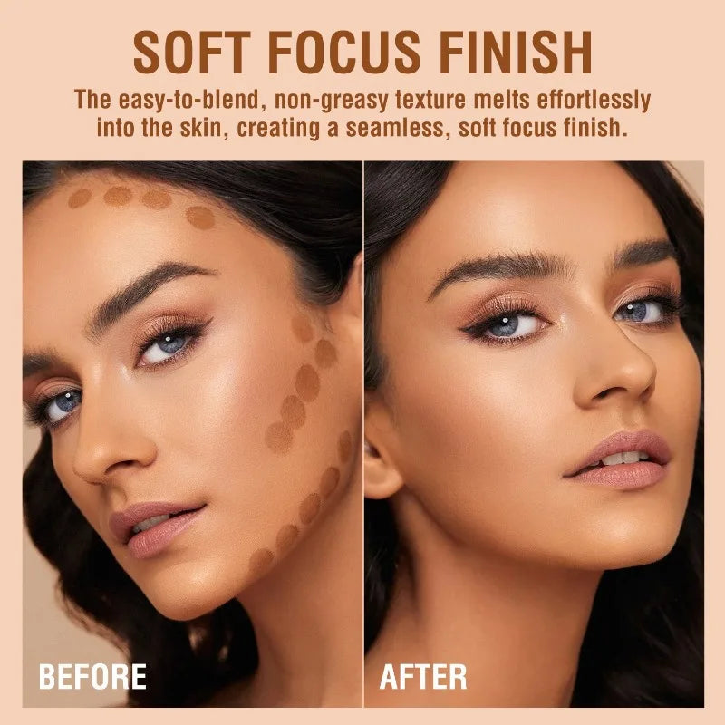 Liquid Contour & Highlighter Stick – Matte Bronzer for a Sculpted Glow