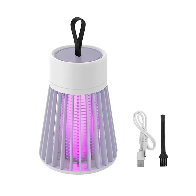 Electric mosquito killer lamp, 2-in-1 insect trap, USB, with LED light, for bedroom, outdoor camping, wasps, mosquitoes