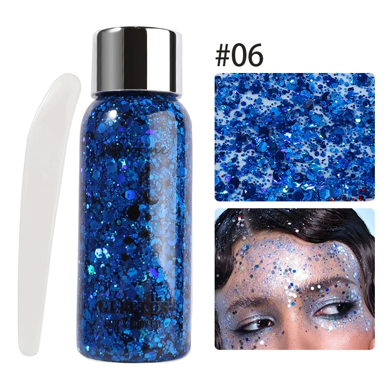 Eye Glitter Hair Body Art Glitter Body Multi-functional Makeup Decoration Party Festival