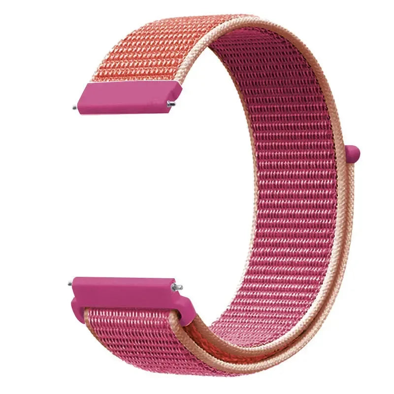 20mm 22mm Nylon Loop Strap For Garmin Forerunner 55 165 265 965 255 Active 5/Vivomove Trend/Vivoactive 5/Venu 3/2 Bracelet Belt
