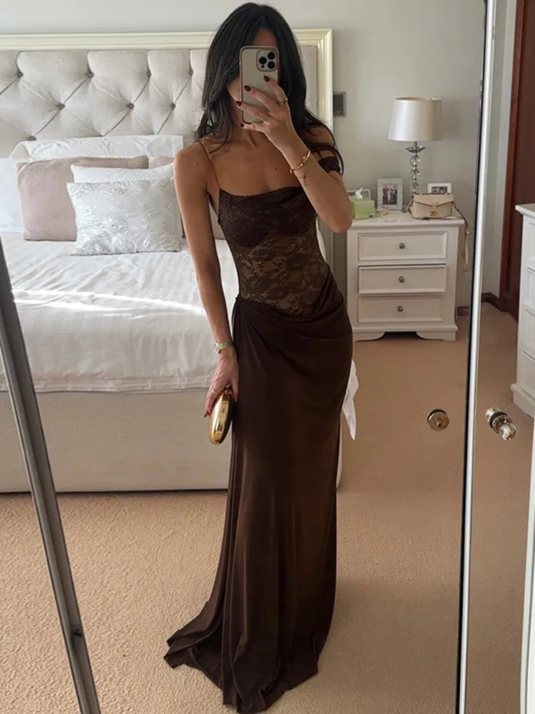 Strapless Backless Maxi Dress – Sexy A-Line Floor-Length Gown