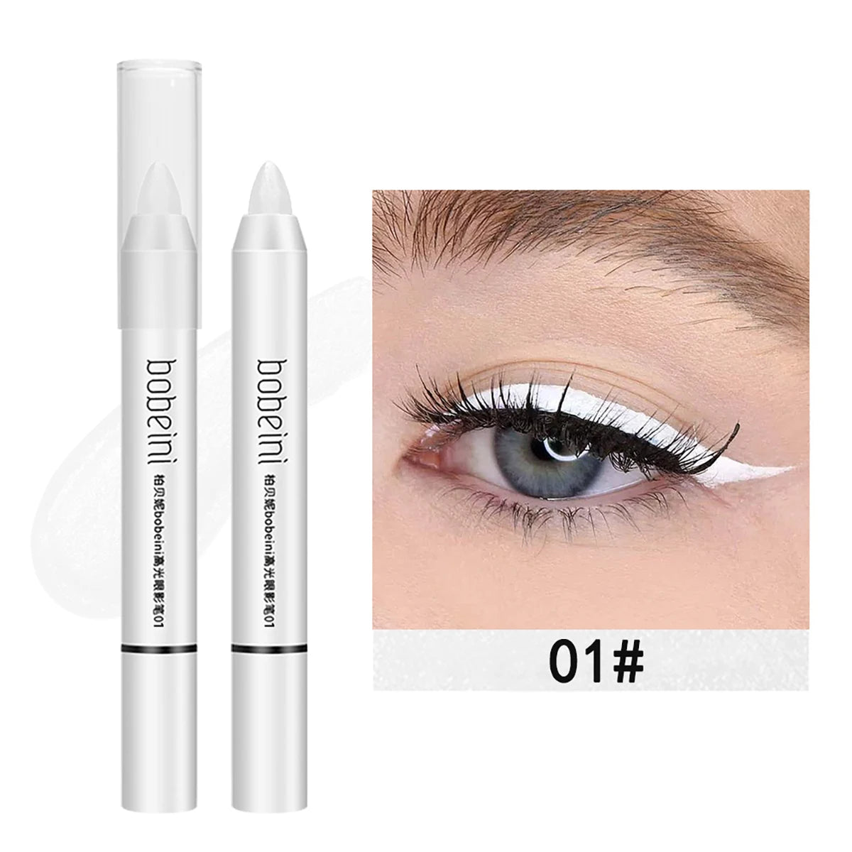 Highlighter & Eyeshadow Pencil – Pearlescent, Matte & Champagne Glow