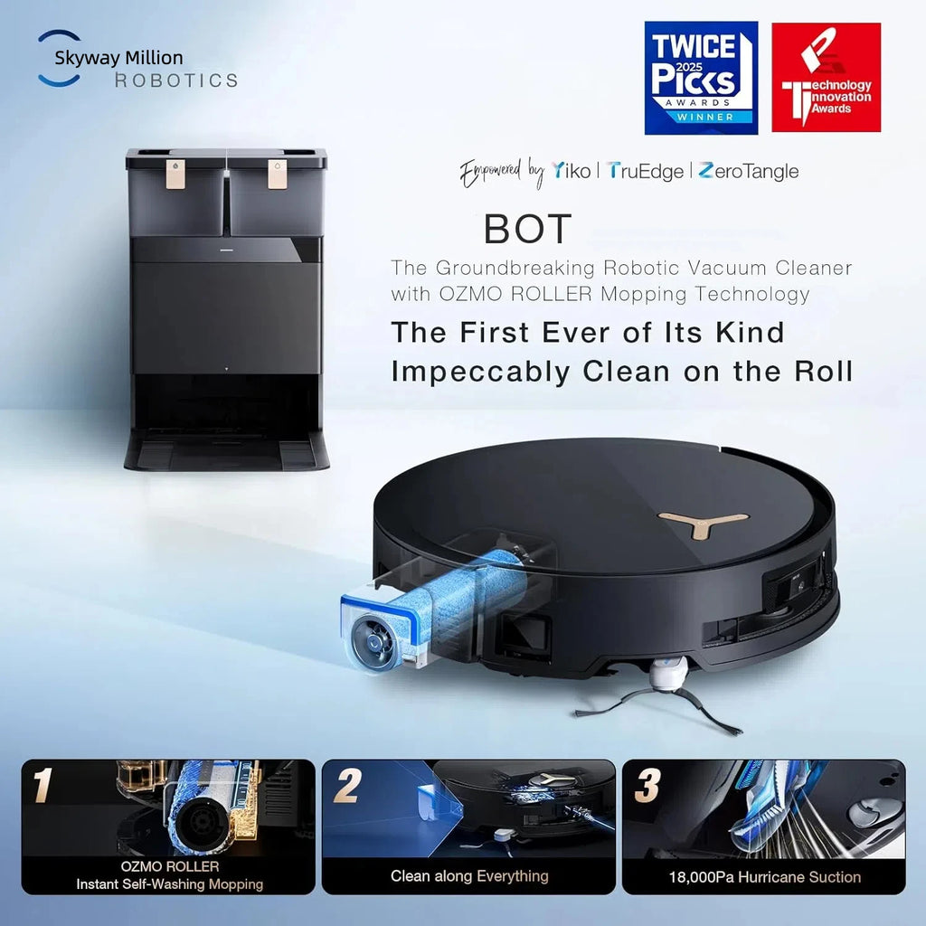 ECOVACS DEEBOT X8 PRO OMNI Robot Vacuum Cleaner 18000Pa AI Global Version Self-Washing Mopping Hot Water Mop LDS Sweep EU Smart