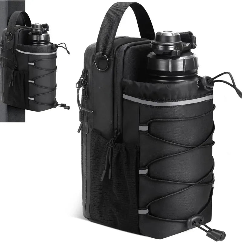 Biboss Magnetic Gym Sling Bag – Water Bottle Holder Crossbody Pouch for Men & Women
