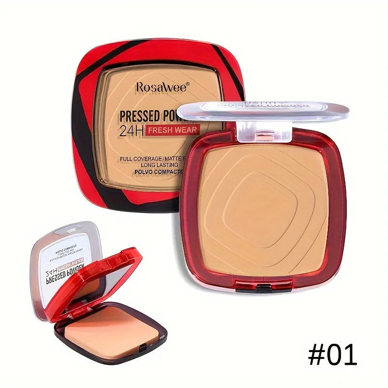 Matte Pressed Powder Foundation – Full Coverage 24H Oil-Control