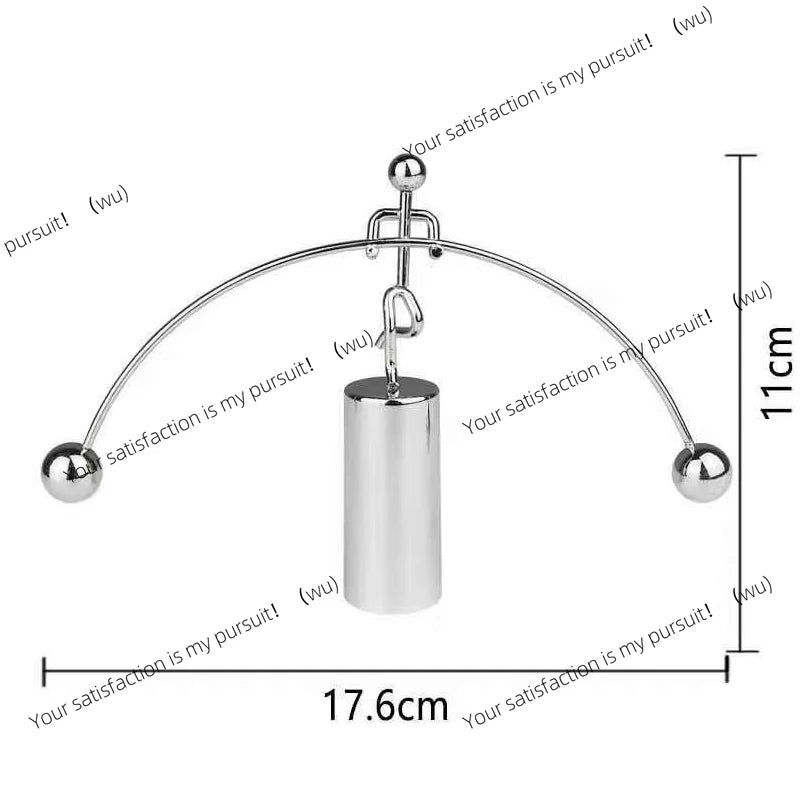 Steel Balance Physics Toy Weightlifter Kinetic Art Desk Science Decor For Home Office Objet Satisfaisant Anti Stress Gifts
