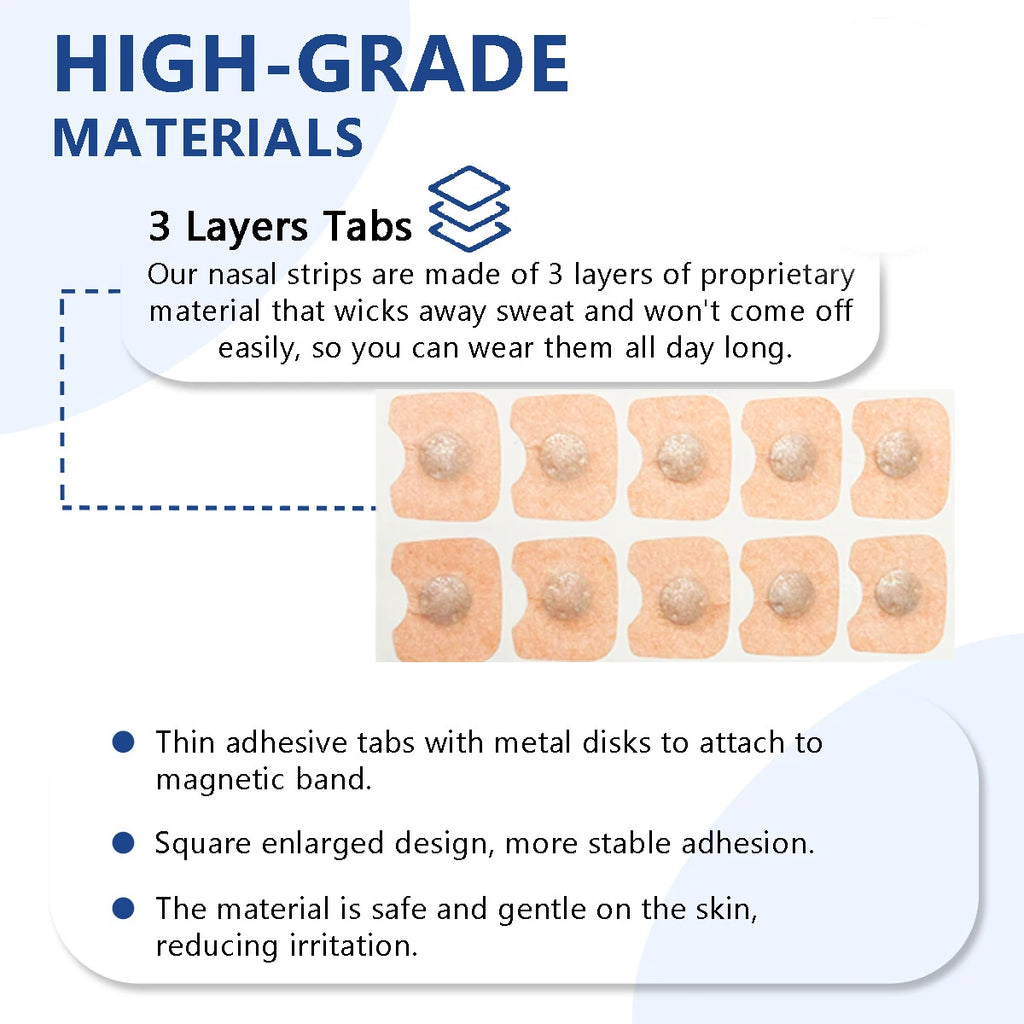 Nasal breathing dilators Magnetic Nasal Strips Increase Air Improve Sleep Quality Reduce Snoring