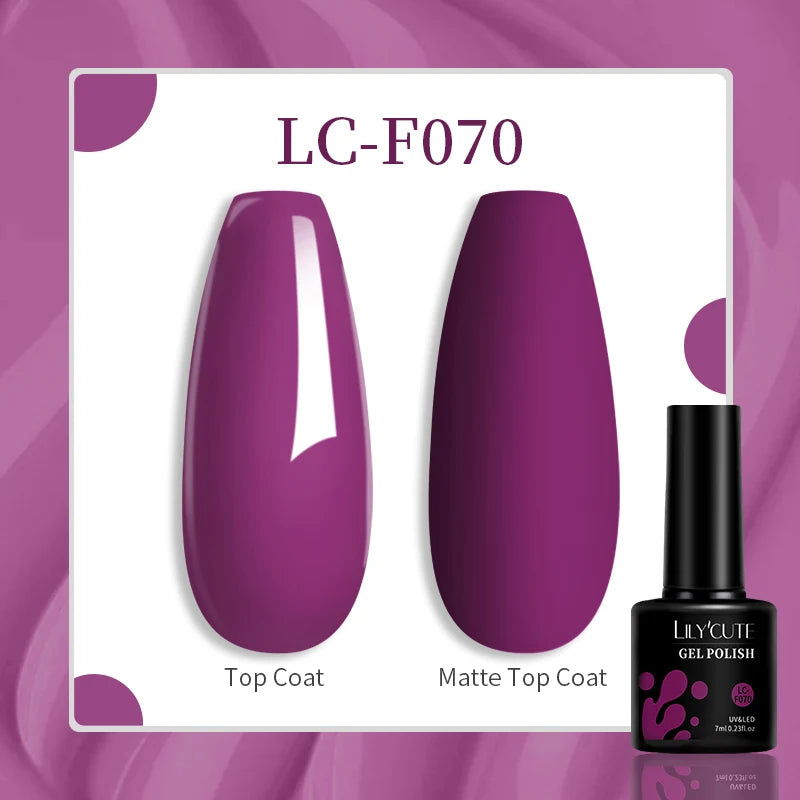 LILYCUTE 129-Color Gel Nail Polish 7ml