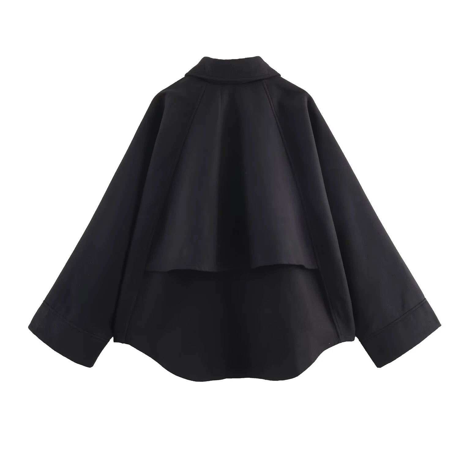Autumn new women's clothing with European and American style design fashionable heavy industry zipper blended jacket