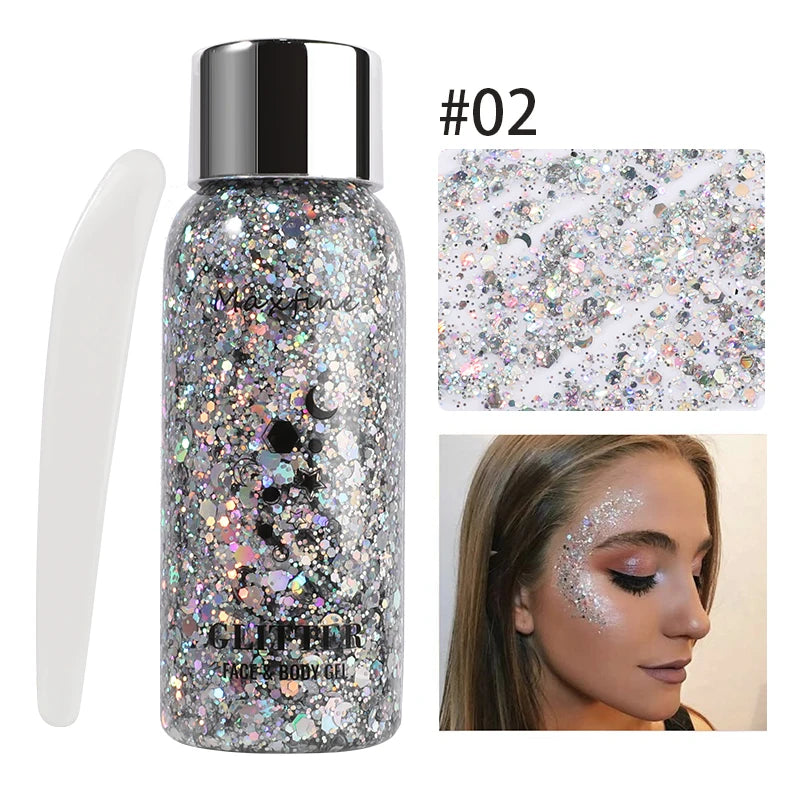 Eye Glitter Hair Body Art Glitter Body Multi-functional Makeup Decoration Party Festival