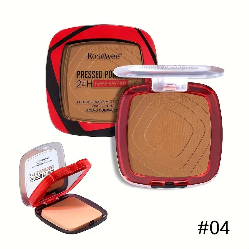 Matte Pressed Powder Foundation – Full Coverage 24H Oil-Control