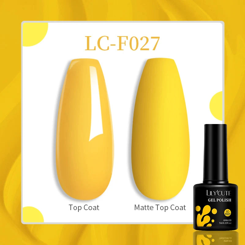 LILYCUTE 129-Color Gel Nail Polish 7ml
