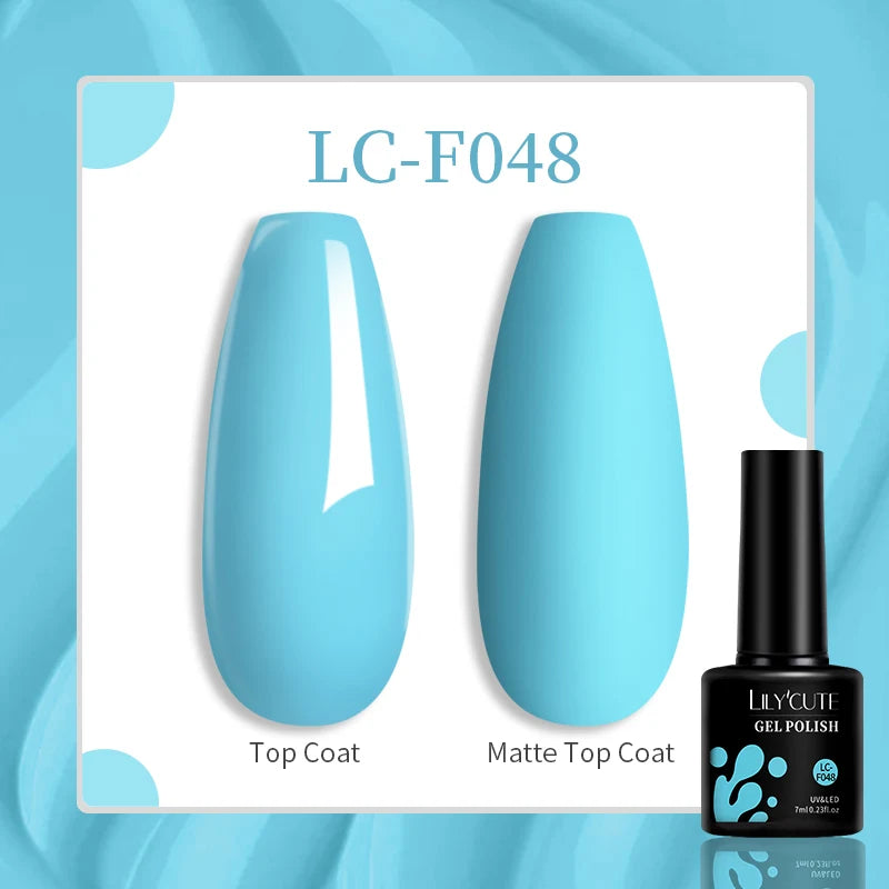 LILYCUTE 129-Color Gel Nail Polish 7ml