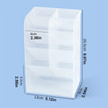 Multi functional desktop pen holder, transparent large capacity pen holder, stationery organizer, office desk pen storage rack