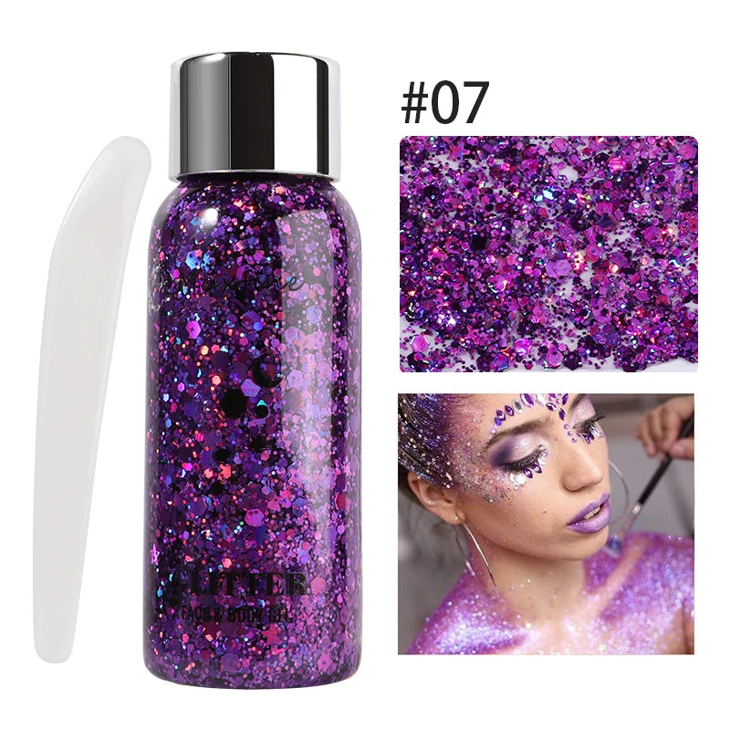 Eye Glitter Hair Body Art Glitter Body Multi-functional Makeup Decoration Party Festival
