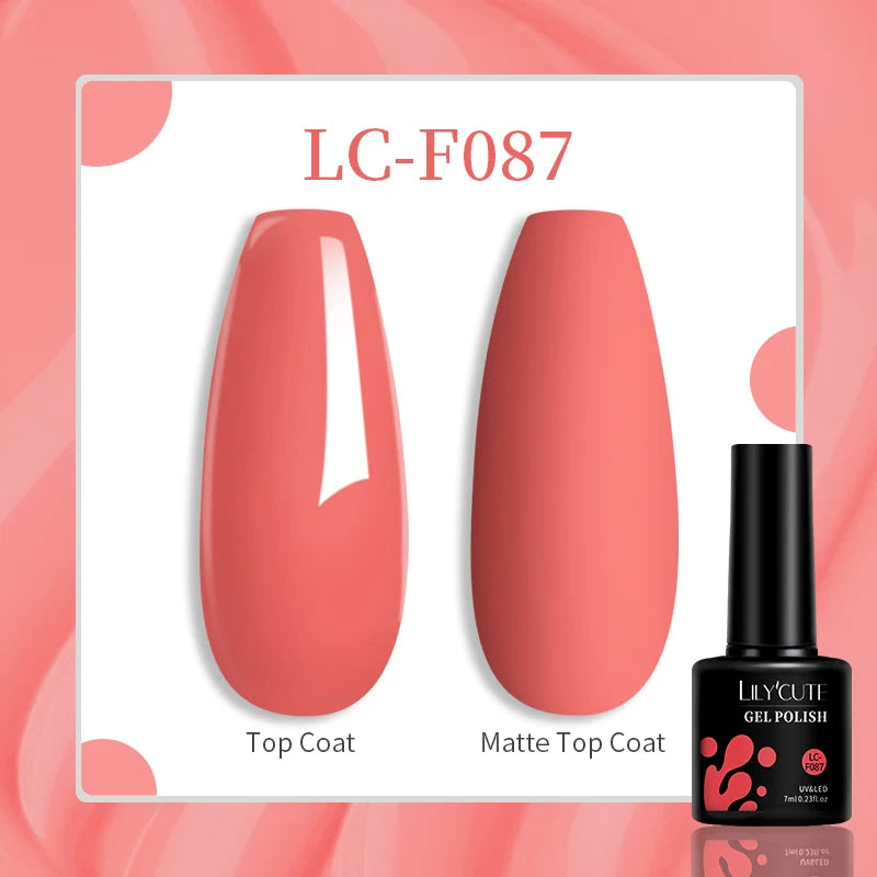 LILYCUTE 129-Color Gel Nail Polish 7ml