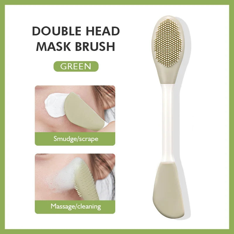 IMAGIC Silicone Facial Cleansing & Mask Brush 2 In1 Facial Skin Care Scrub Exfoliator Scrub Pore Blackhead Deep Cleaning Tools