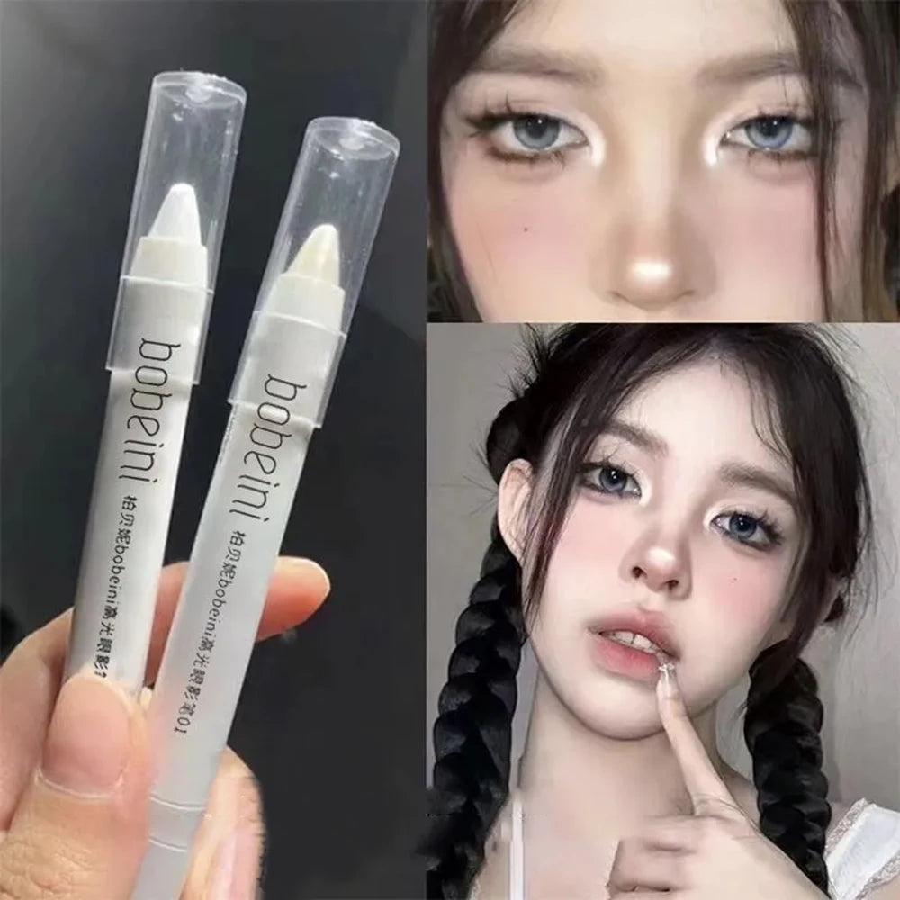 Highlighter & Eyeshadow Pencil – Pearlescent, Matte & Champagne Glow