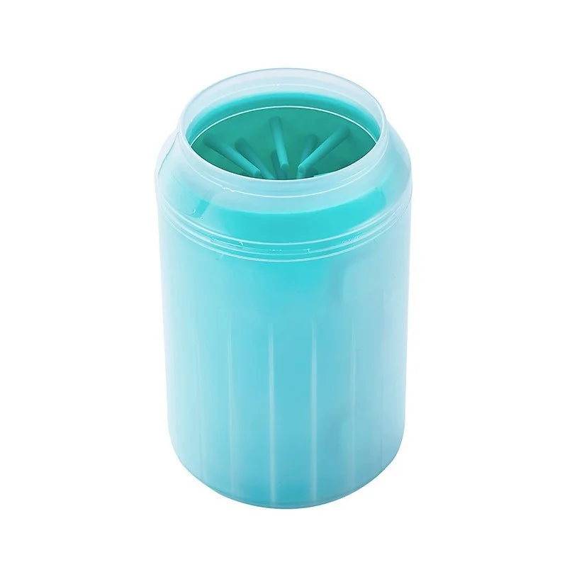 Portable Dog Paw Cleaner Cup with Soft Silicone Combs Outdoor Pet Foot Washer Quick Cleaning Brush Foot Cleaning Bucket for Pets