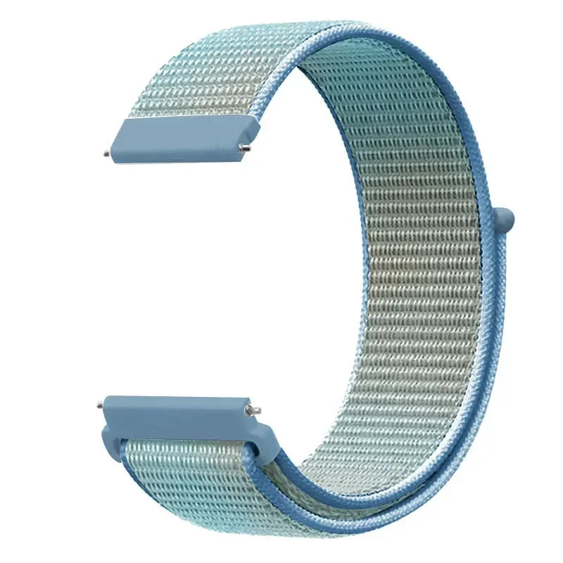 20mm 22mm Nylon Loop Strap For Garmin Forerunner 55 165 265 965 255 Active 5/Vivomove Trend/Vivoactive 5/Venu 3/2 Bracelet Belt