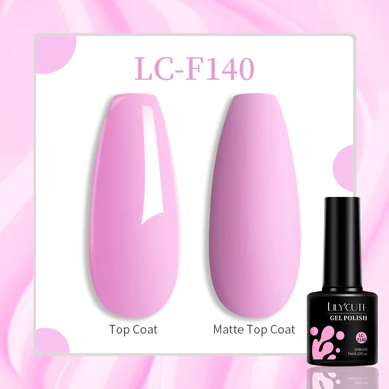 LILYCUTE 129-Color Gel Nail Polish 7ml
