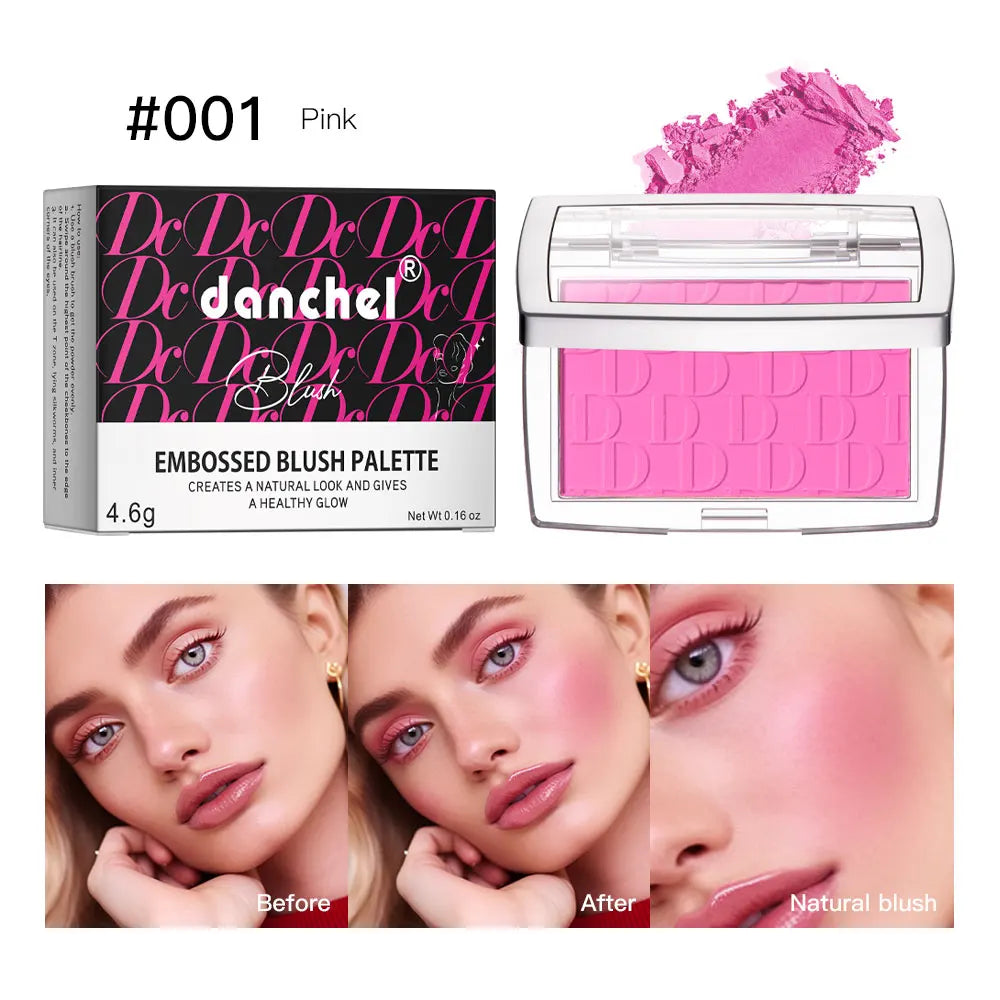 Matte Embossed Blush Palette – High Pigment Powder Blusher