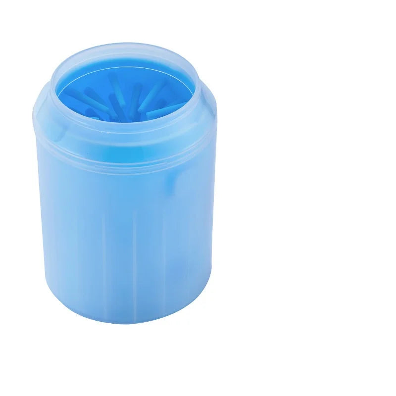Portable Dog Paw Cleaner Cup with Soft Silicone Combs Outdoor Pet Foot Washer Quick Cleaning Brush Foot Cleaning Bucket for Pets