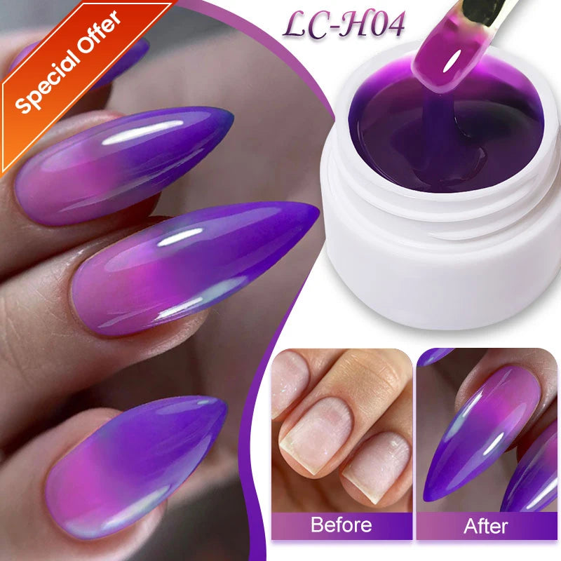 LILYCUTE 15ML Quick Extension Gel Nail Polish Milky White Clear Pink Color French Manicure Finger Prolong Nail Hard Gel Varnish
