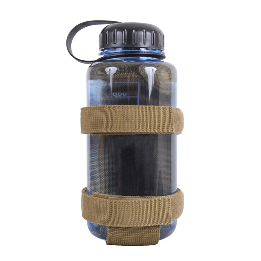 1Pc Outdoor Hiking Water Bottle Holder Portable Adjustable Water Bottle Pouch Water Bottle Bag Outdoor Water Cup Hanging Bag Ws00348