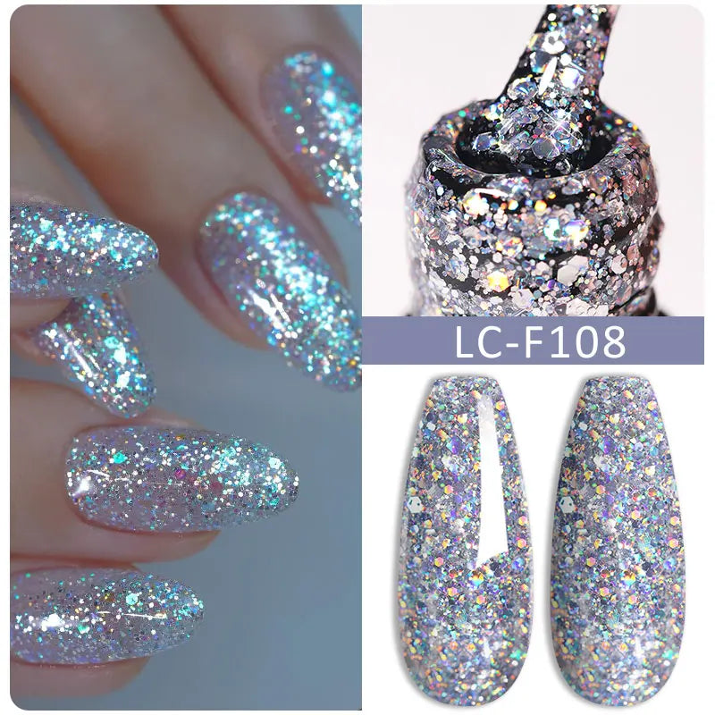 LILYCUTE 15ML Quick Extension Gel Nail Polish Milky White Clear Pink Color French Manicure Finger Prolong Nail Hard Gel Varnish